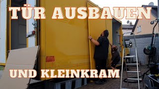 Tür Ausbauen und Kleinkram Iveco Daily Post Koffer Umbau T5 [upl. by Luht]