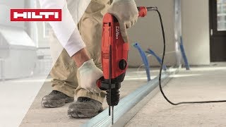 HOW TO Basics of hammer drilling by Hilti [upl. by Shatzer755]