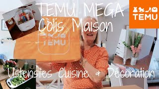 TEMU  MEGA Colis Maison  Ustensiles Cuisine amp Décoration [upl. by Vivyan]