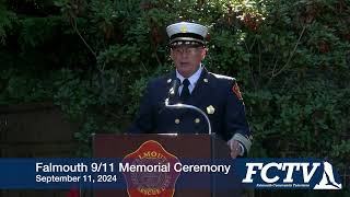 Falmouth Memorial Ceremony September 11 2024 [upl. by Shutz]