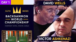 54th Backgammon World Championship  Day 1  Monte Carlo Open  Main  Rnd of 64 [upl. by Uticas591]