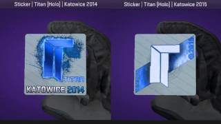 Titan Katowice Holo Stickers CSGO [upl. by Maure]