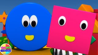 Shapes Song We Are Shapes Baby Rhyme and Cartoon Video [upl. by Lauraine]