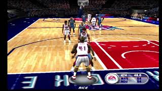 NBA Live 2002 Houston Rockets vs Washington Wizards [upl. by Wey]