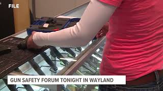 Wayland community forum to discuss safe gun storage [upl. by Haerr]