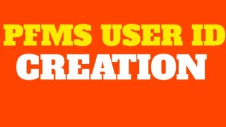 How to create PFMS Approver ID and PFMS operator ID [upl. by Ellertal]