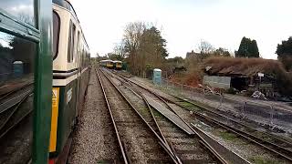 class 33 D6515 quotLT jenny Lewis RNquot gives mega thrash departing corfe castle on 060124 [upl. by Franky614]