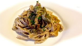 Tagliatelle carciofi e speckRICETTA FRESCA e PROFUMATAFACILE e VELOCE [upl. by Ardnasxela]