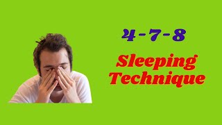 Fall Asleep Faster with the 478 Breathing Technique in Hindi Urdu [upl. by Namyw363]