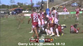 REDCLIFFE DOLPHINS VS PNG HUNTERS RD 1 INTRUST SUPER CUP 2014 [upl. by Limak834]