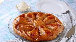 Caramelized Pear Ginger Tart Tart Tatin [upl. by Snodgrass]