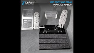 DriFeez Left Foot Accelerator Gas Pedal Portable LFGP Drive Assist for Handicap Disabled Injured [upl. by Repinuj]