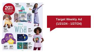 Target Weekly Ad 12124  12724 [upl. by Liartnod312]