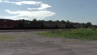 Railfanning On A Partly Cloudy Sunday In Crewe VA Plus NS 4112 And NS DPU Power [upl. by Yruok849]