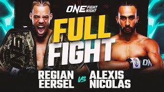 Regian Eersel vs Alexis Nicolas  Full Fight Replay [upl. by Flieger]