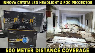 Innova Crysta LED Headlight and LED FOG Projector  Car LED Lights  Car Accessories Chennai [upl. by Neelhtakyram490]