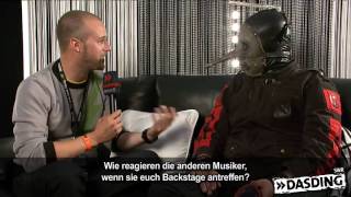 Rock am Ring 2009  Slipknot im Interview  DASDING [upl. by Aslin]