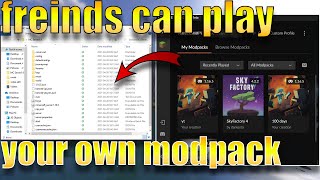 How To Make a Modded Minecraft Server 2024 [upl. by Eiggam]