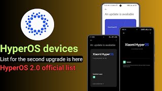 HyperOS devices list for the second upgrade  Hyper OS 2 [upl. by Munford427]