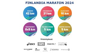 Finlandia Marathon Jyväskylässä Lauantai 1492024 [upl. by Otiv136]