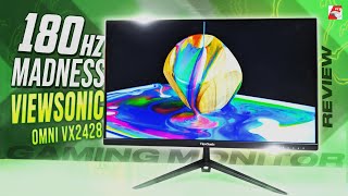 VIEWSONIC VX2428 IPS 180Hz Gaming Monitor review [upl. by Letisha]