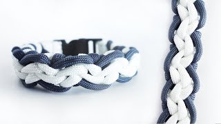 How to Make the Brook Paracord Bracelet Tutorial [upl. by Ahsets639]