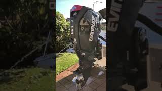 Evinrude ETEC G2 200HO Flush [upl. by Ydnar922]