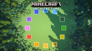 🔨 Minecraft Architecture Color Theory and Block Palette [upl. by Enneicul]