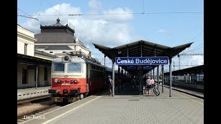 Eisenbahnsommer in Tschechien 003  Zugverkehr in Budweis am 24072024 [upl. by Swann]