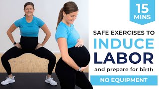 15Minute Labor Inducing Workout Prepare for Labor  Delivery [upl. by Eiramanig]