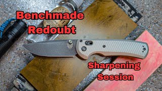 Sharpening a Benchmade Redoubt [upl. by Mamie400]