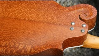 Building A Very Unusual Mandolin  Brazilian Leopardwood [upl. by Jangro]