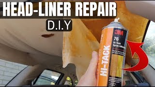 How to Repair a Sagging Car Roof Lining  DO IT ONCE DO IT RIGHT [upl. by Iphigeniah]