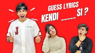 COMPLETE THE LYRICS CHALLENGE WITH MY BROTHER amp SISTER  Rishi Dev  Rimorav Vlogs presents RI VLOGS [upl. by Heyman857]