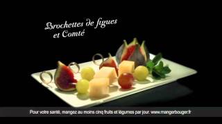 Spot TV Comté 2011  Brochettes de Figues et Comté [upl. by Naeruat]