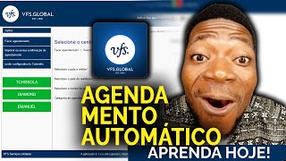 AGENDAMENTO AUTOMÁTICO vfs Global Passo a passo [upl. by Delwin866]