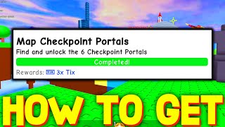 HOW TO GET MAP CHECKPOINT PORTALS LOCATIONS QUEST in THE CLASSIC ROBLOX [upl. by Crystal]