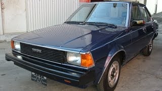 1982 Toyota Corolla RWD 1 Owner 45k Orig miles Fourth generation E70 4th Gen 4 Cyl [upl. by Orel860]