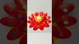 Diwali Diya decoration ideas 😍 shorts diwali diwali2024 diwalidecoration [upl. by Ailana]