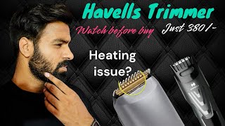 HAVELLS BT5301 Trimmer Just380 From Flipkart Details Review Pros amp Cons Buy or not  after use [upl. by Amedeo658]