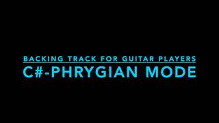 C Phrygian Mode Guitar Backing Track Jam Practice for Guitar [upl. by Gebhardt]