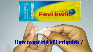 How to remove Feviquick from your Fingers  Feviquick removal using common salt [upl. by Clementia404]