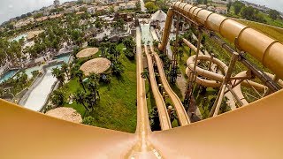 EUROPES TALLEST WATER SLIDE Captain Spacemaker at Aqualandia Jesolo Onride POV [upl. by Damalas]