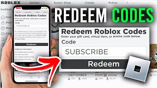 How To Redeem Codes On Roblox Mobile  Redeem Roblox Promo Codes On Mobile [upl. by Geffner]