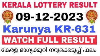 Kerala Lottery Result Today  Kerala Lottery Result Today Karunya KR631 3PM 09112023 bhagyakuri [upl. by Eniamret]