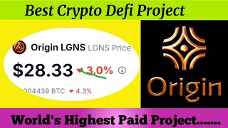 OriginLgns Best Marketing Plan  Origin Business Reviews  Best Defi Crypto Project [upl. by Ainahs]