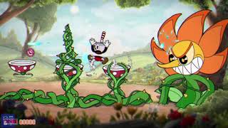 Cuphead Gameplay Cagney Carnation Boss Fight [upl. by Riamo565]