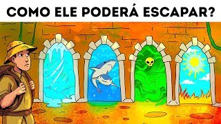 12 Enigmas Para Averiguar se Você Consegue Escapar dos Perigos [upl. by Marji413]