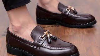 All kinds of British block shoes Korean trend mens shoes mens casual shoes hairdressers 2024 [upl. by Selima353]