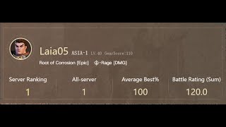 Tarisland Warrior DPS Test Dummy 10k no buff 180sec [upl. by Akcimahs75]